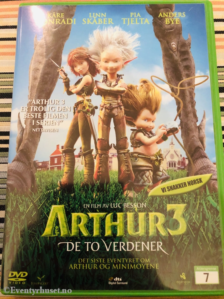 Arthur 3. De To Verdener. 2010. Dvd. Dvd