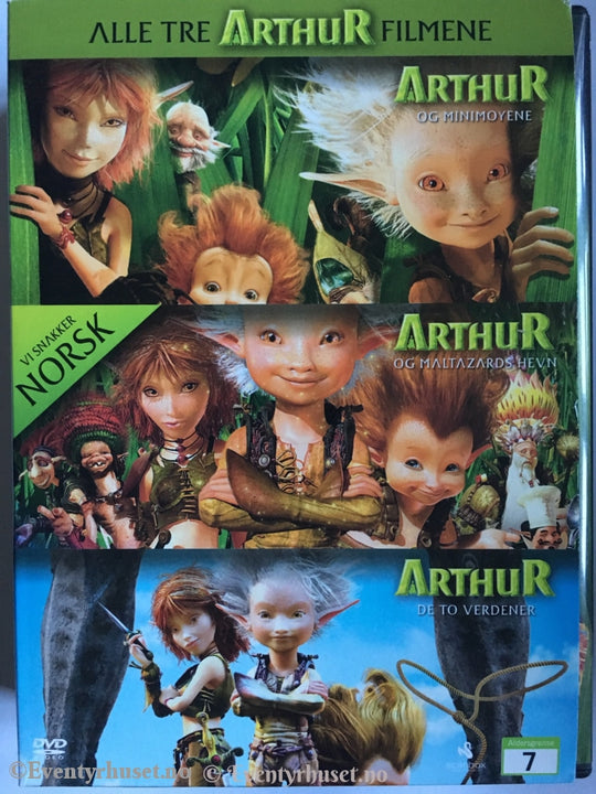 Arthur - Trilogien. Dvd. Dvd