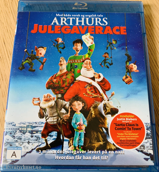 Arthurs Julegaverace. Blu-Ray. Blu-Ray Disc