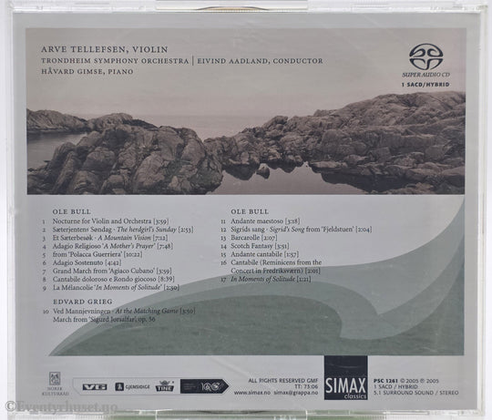 Arve Tellefsen – Ole Bull: A Norwegian Pioneer . Musikk-CD.