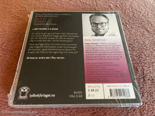 Åsa Larsson & Ingela Korsell. 2016. Grimmend. Lydbok på CD.