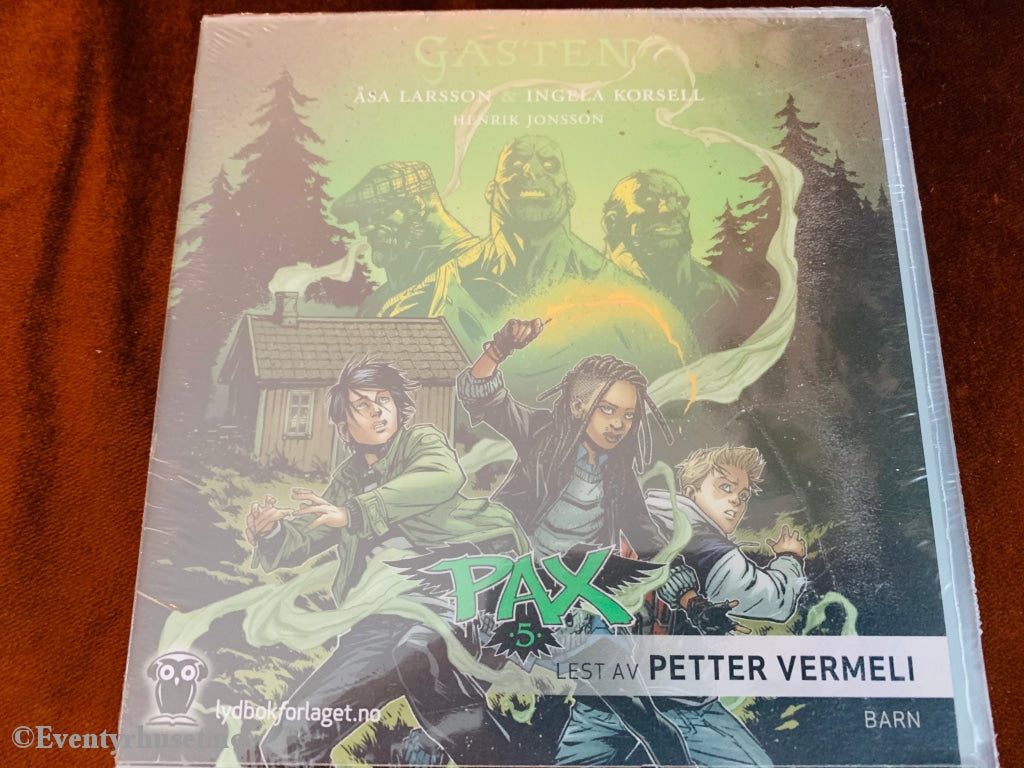 Åsa Larsson & Ingela Korsell. Gasten. Lydbok På 3 Cd. Ny I Plast!