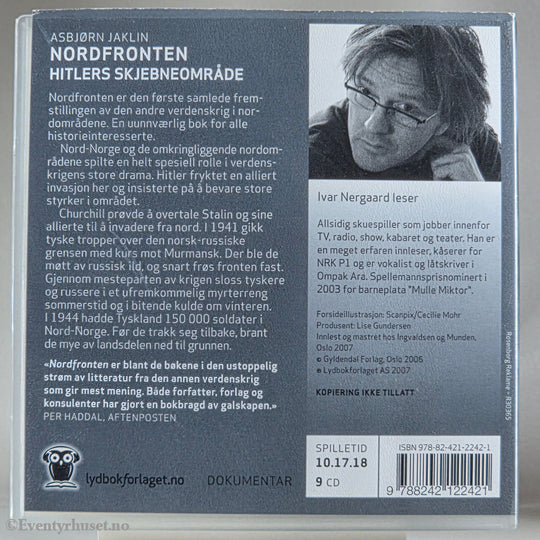 Asbjørn Jaklin 2006 Nordfronten. Lydbok på CD.