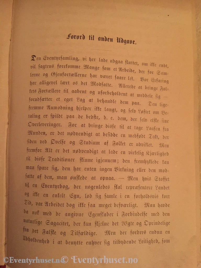 Asbjørnsen Og Moe. 1868. Norske Folkeeventyr. Eventyrbok