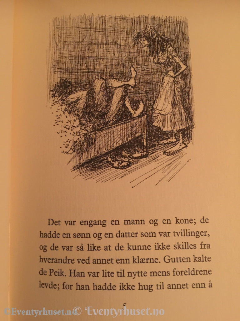 Asbjørnsen Og Moe. 1963. Eventyret Om Peik. Eventyrbok