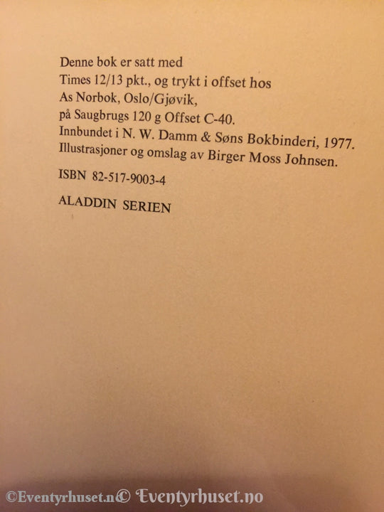 Asbjørnsen Og Moe. 1977. Eventyr For Barn. Eventyrbok