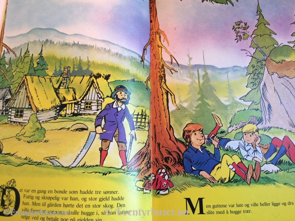Asbjørnsen Og Moe. 1983. Askeladden Som Kappåt Med Trollet. Eventyrbok