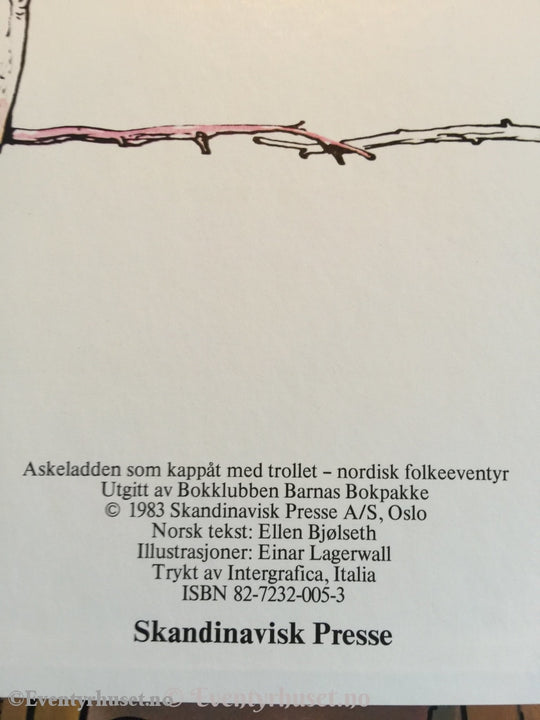 Asbjørnsen Og Moe. 1983. Askeladden Som Kappåt Med Trollet. Eventyrbok