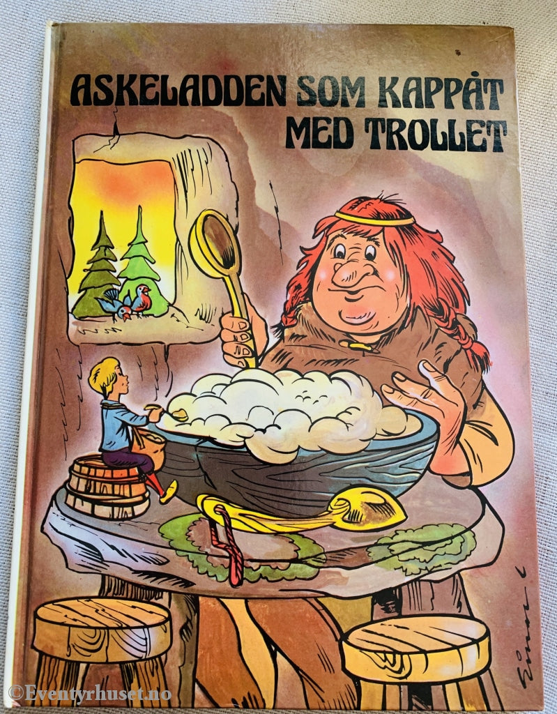 Asbjørnsen Og Moe. 1984. Askeladden Som Kappåt Med Trollet. Eventyrbok