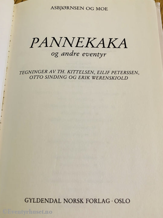 Asbjørnsen Og Moe. 1989. Pannekaka. Eventyrbok