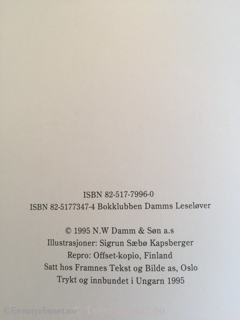 Asbjørnsen Og Moe. 1995. Dukken I Gresset. Eventyrbok