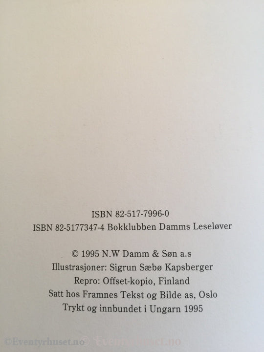 Asbjørnsen Og Moe. 1995. Dukken I Gresset. Eventyrbok