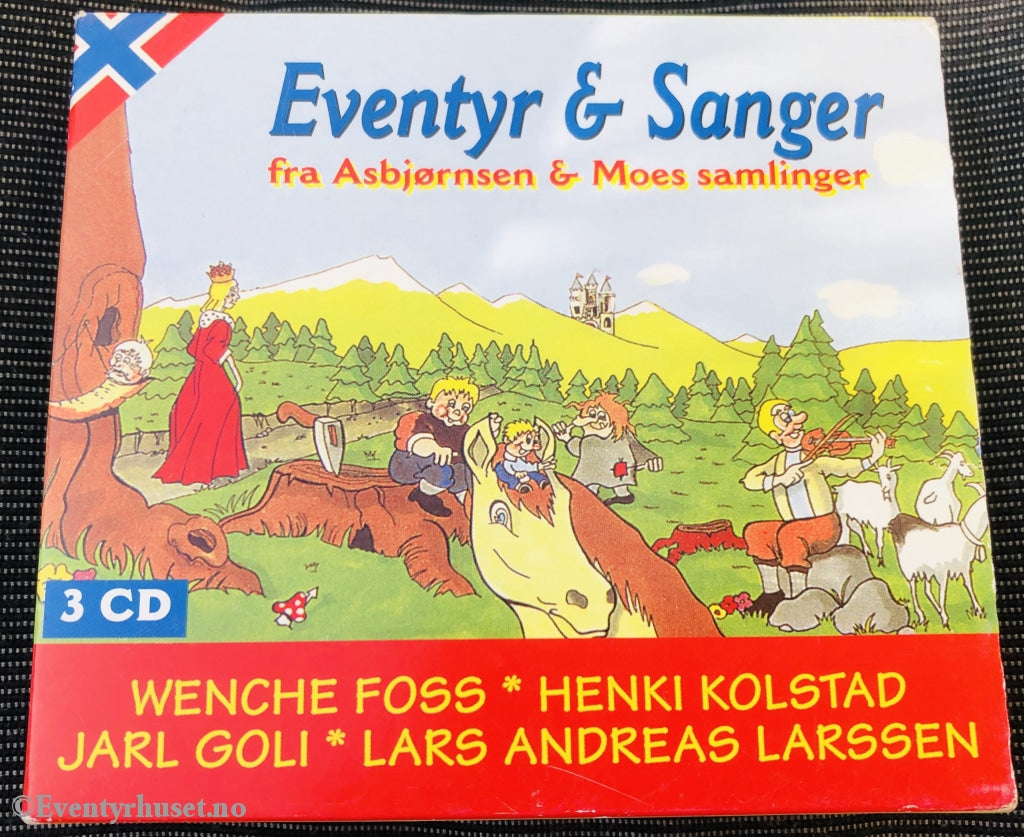 Asbjørnsen Og Moe. 1999. Eventyr Sanger. Samleboks På 3 Cd. Cd