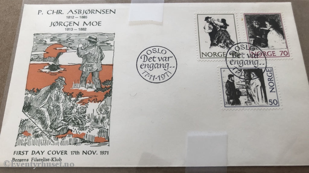 Asbjørnsen Og Moe. First Day Cover. 17.11.1971. Cover