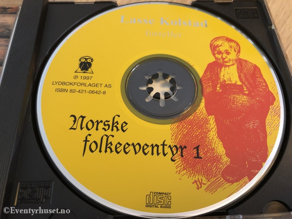 Asbjørnsen Og Moe. Norske Folkeeventyr 1. 1997. Lydbok På Cd. Cd