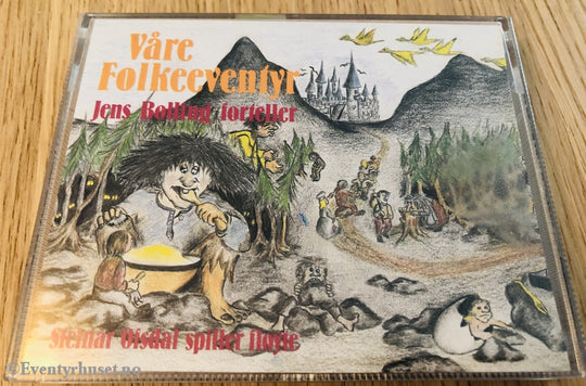 Asbjørnsen Og Moe. Våre Folkeeventyr. Jens Bolling Forteller. 2 X Kassett. Kassettbok