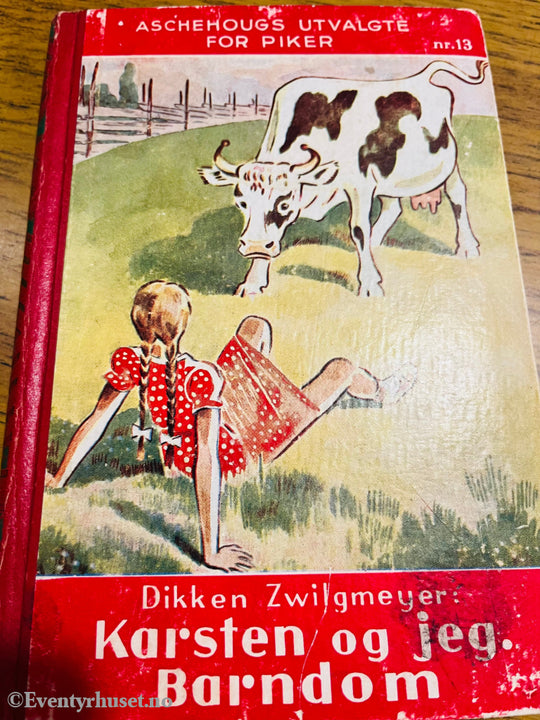 Aschehoug Utvalgte For Piker. Nr. 13. Dikken Zwilgmeyer. Karsten Og Jeg. Barndom. Fortelling