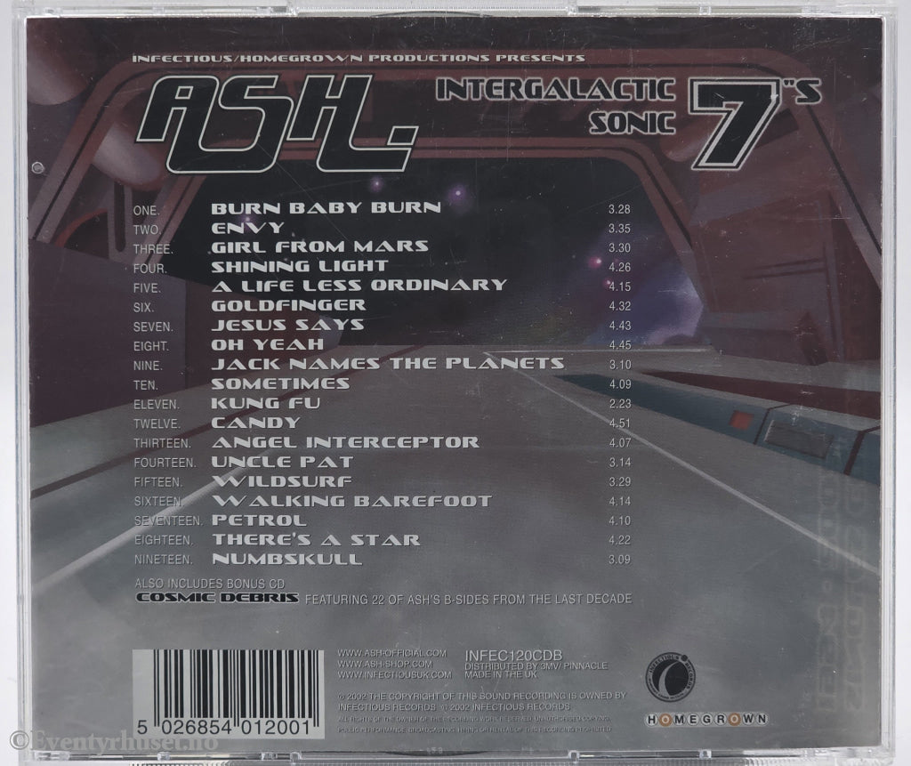 Ash. 2002. Intergalactic Sonic 7""s. CD.