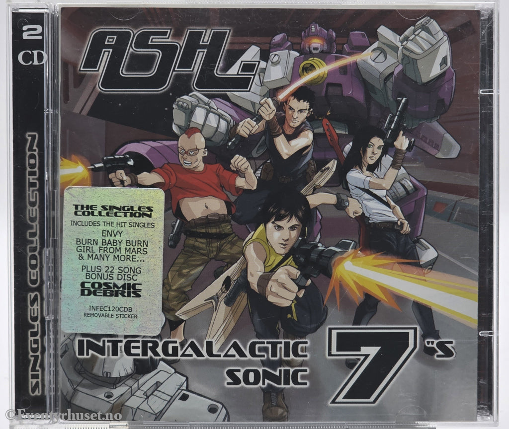 Ash. 2002. Intergalactic Sonic 7""s. CD.