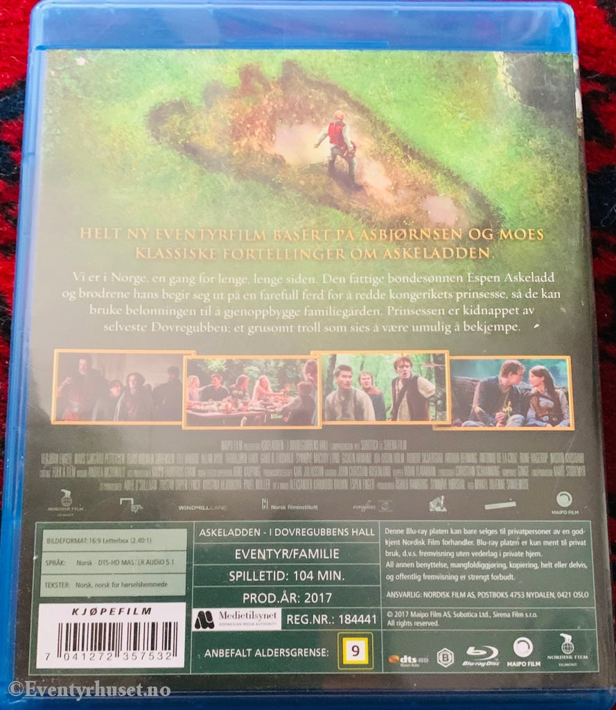 Askeladden - I Dovregubbens Hall. 2017.. Blu-Ray. Blu-Ray Disc