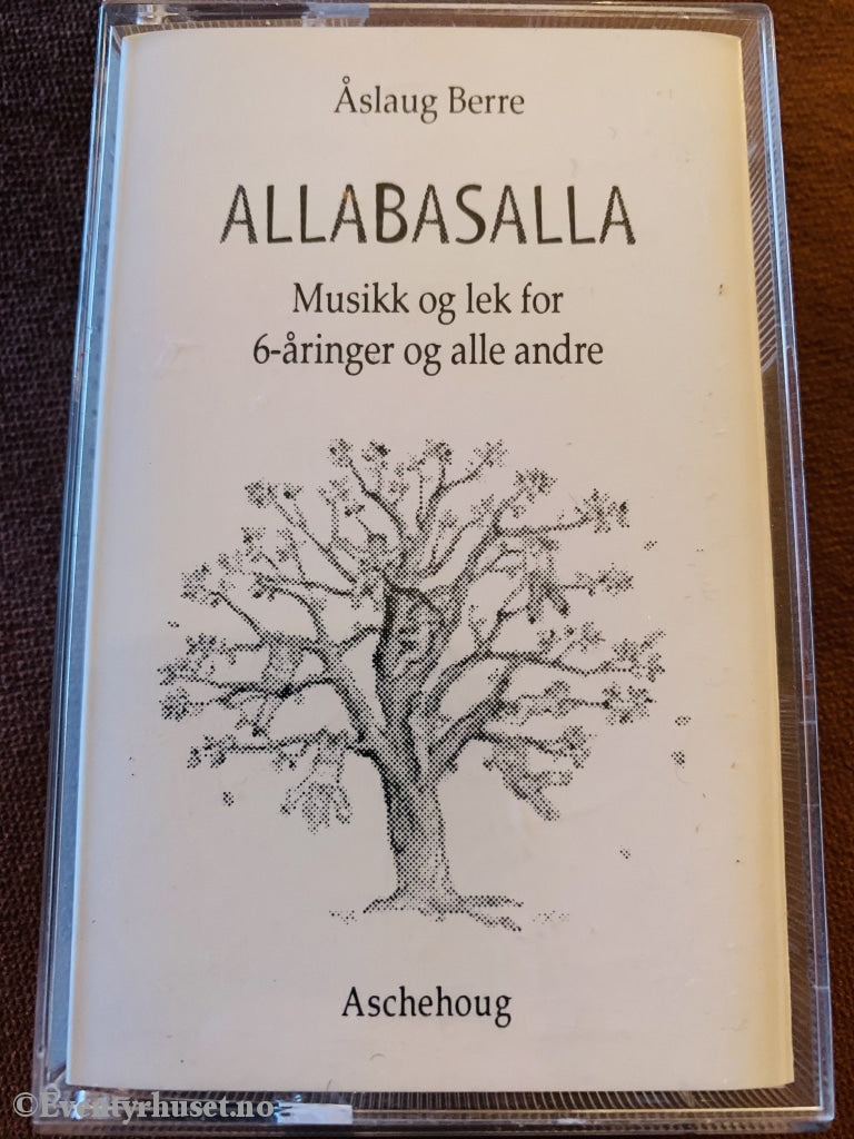 Åslaug Berre. 1995. Allabasalla. Kassett. Kassettbok