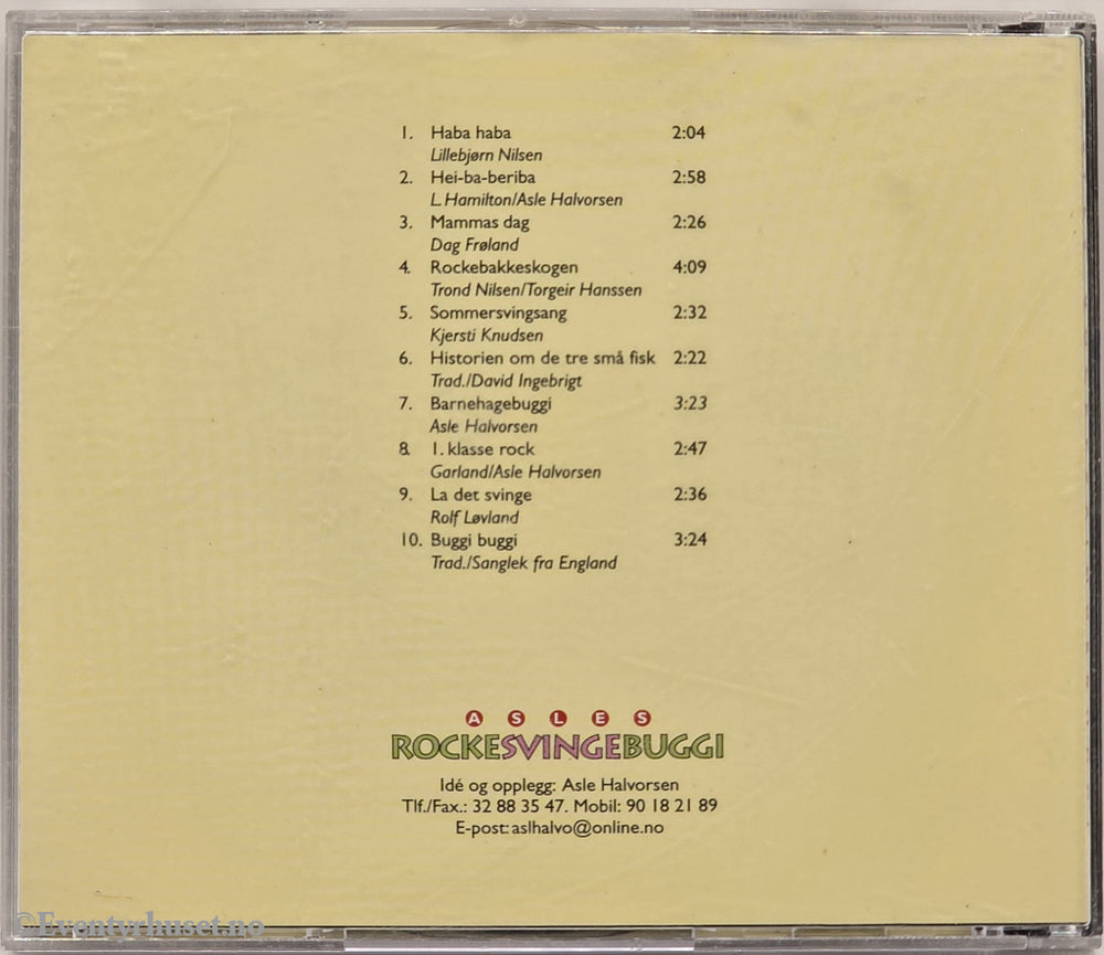 Asles Rockesvingebuggi 1992 . Musikk-CD.