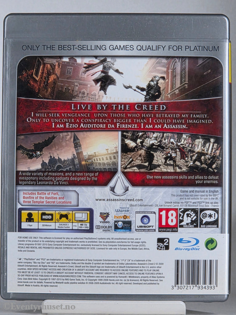 Assassin's Creed II (GOTY) . PS3.