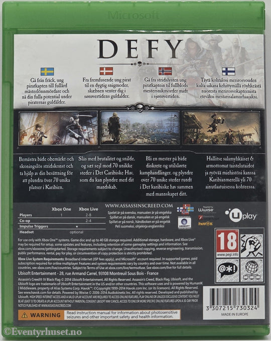Assassin's Creed IV Black Flag . Xbox One.