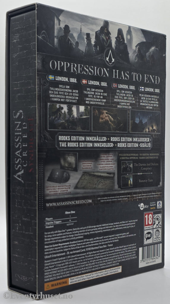 Assassin's Creed Syndicate The Rooks Edition . Xbox One.