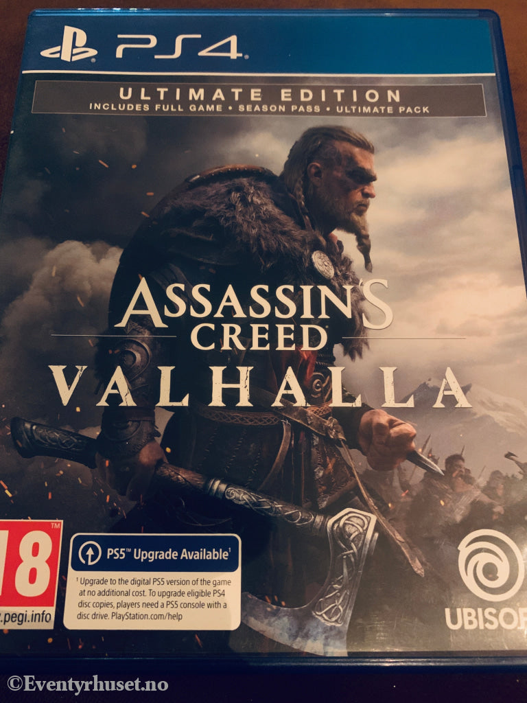Assassin's Creed Valhalla. Playstation PS4-spill.