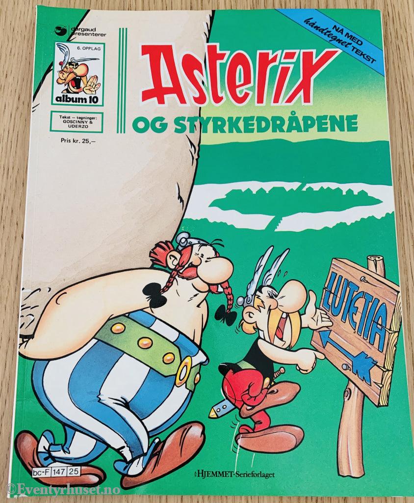 Asterix Album Nr. 10. Og Styrkedråpene. 1973/85. Tegneseriealbum