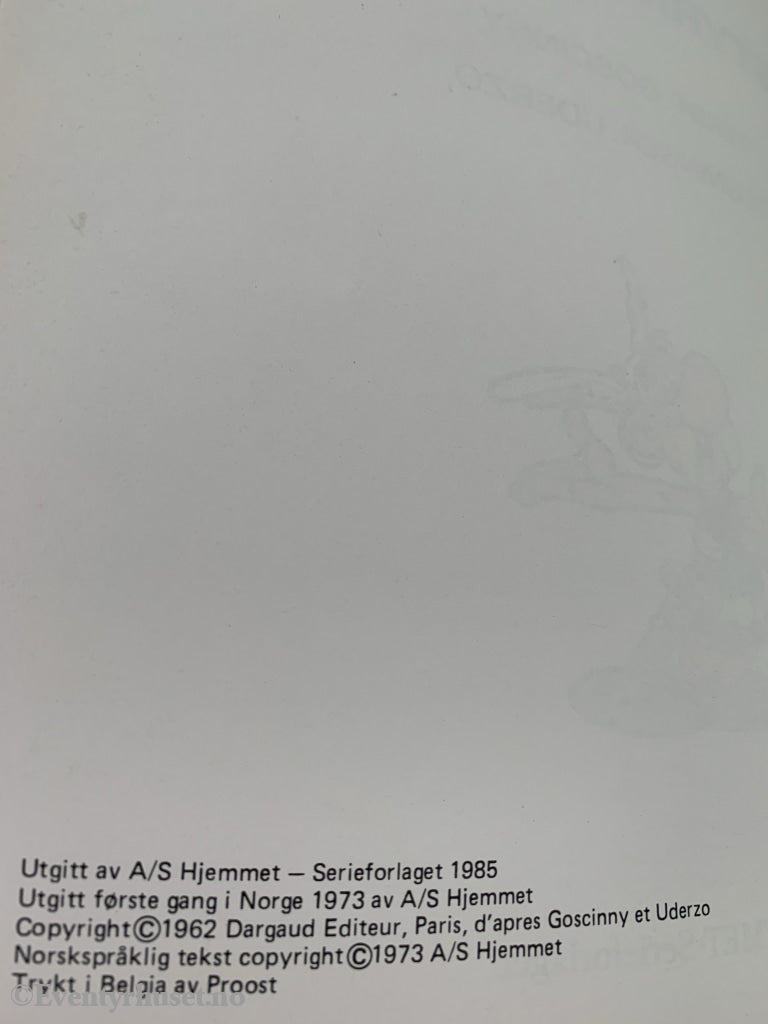 Asterix Album Nr. 10. Og Styrkedråpene. 1973/85. Tegneseriealbum