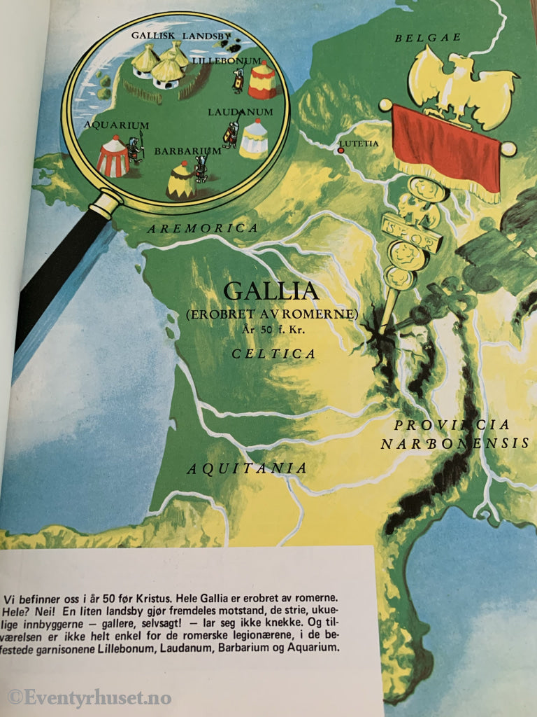 Asterix Album Nr. 10. Og Styrkedråpene. 1973/85. Tegneseriealbum