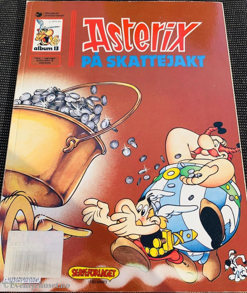 Asterix Album Nr. 13. På Skattejakt. 1969/91. Tegneseriealbum