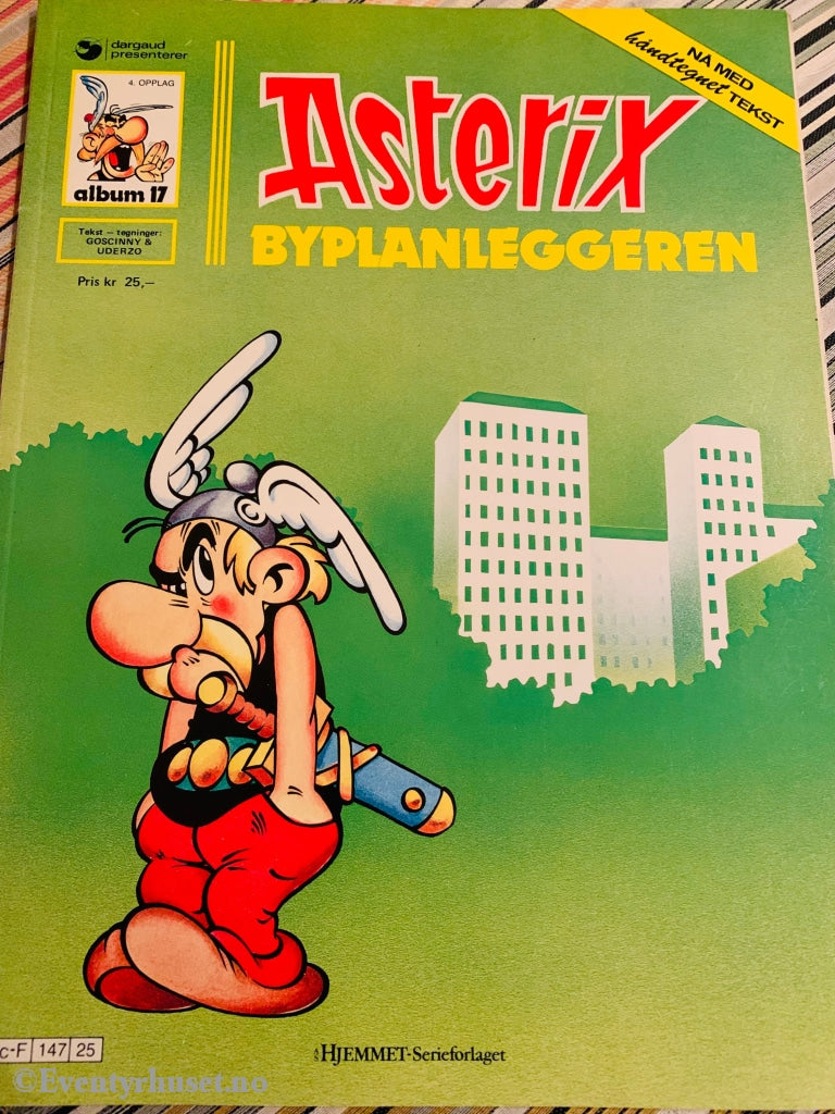 Asterix Album Nr. 17. - Byplanleggeren. 1971/87. Tegneseriealbum