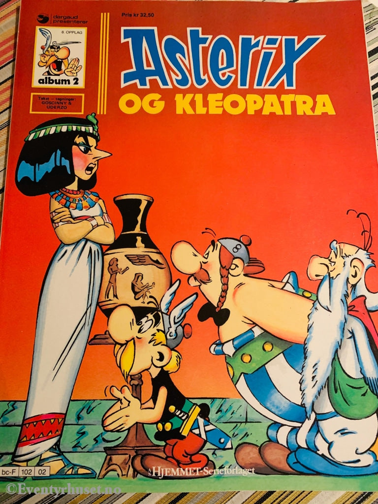 Asterix Album Nr. 2. Og Kleopatra. 1969/89. Tegneseriealbum