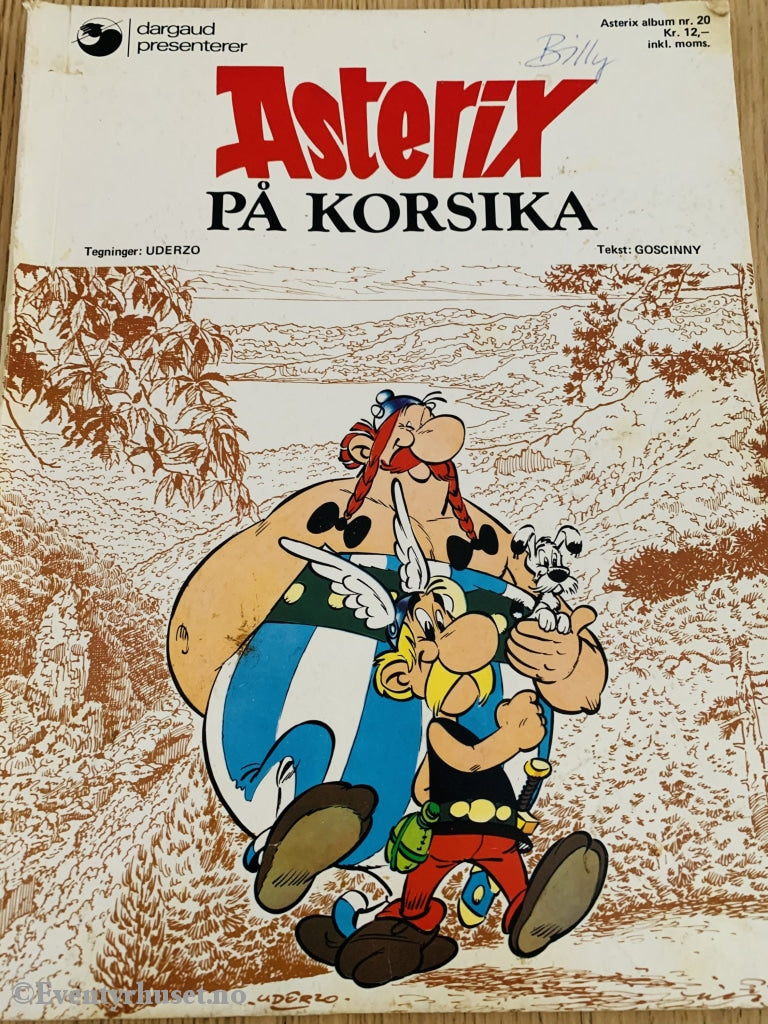 Asterix Album Nr. 20. På Korsika. 1977. Tegneseriealbum