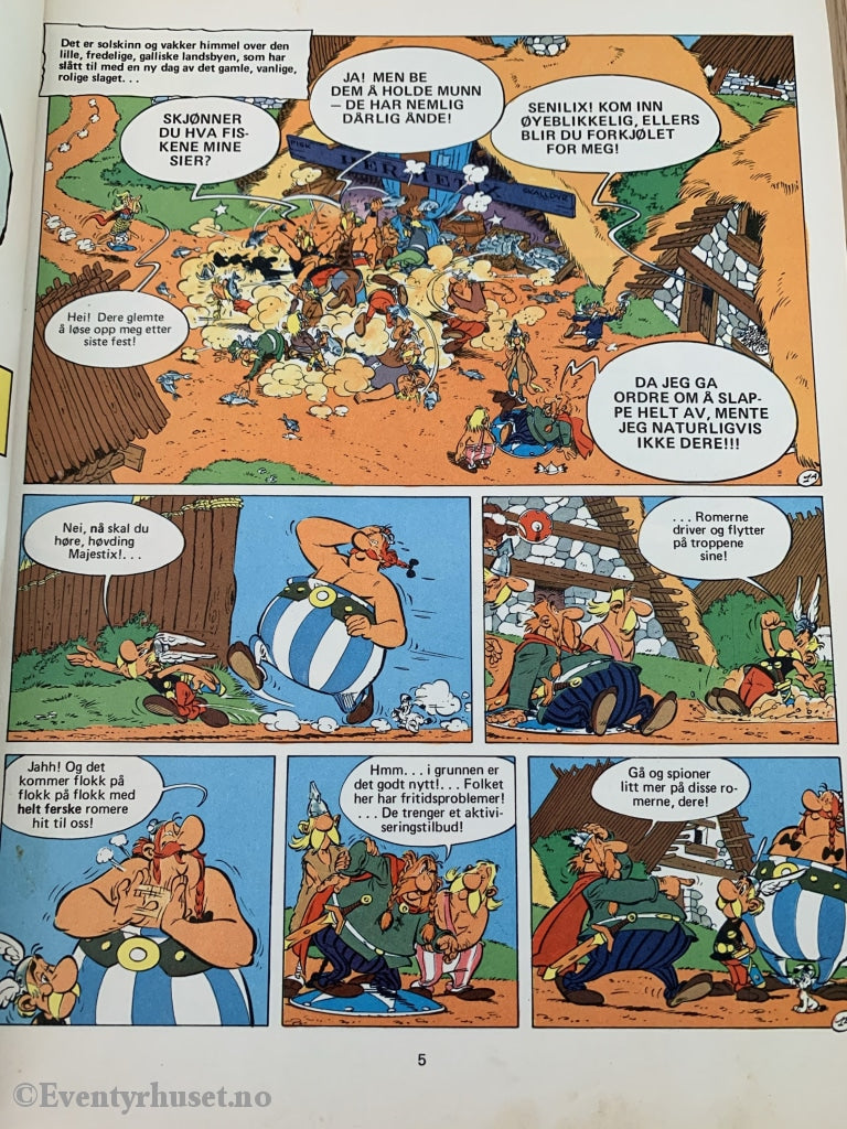 Asterix Album Nr. 24. Og Styrkeprøven. 1979. Tegneseriealbum