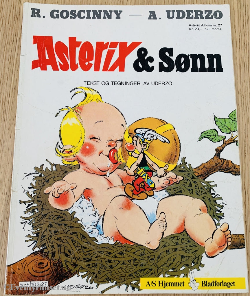Asterix Album Nr. 27. Og Sønn. 1983. Tegneseriealbum