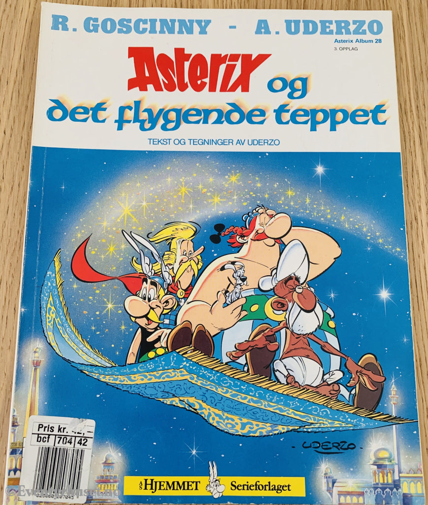 Asterix Album Nr. 28. Og Det Flygende Teppet. 1987/96. Tegneseriealbum