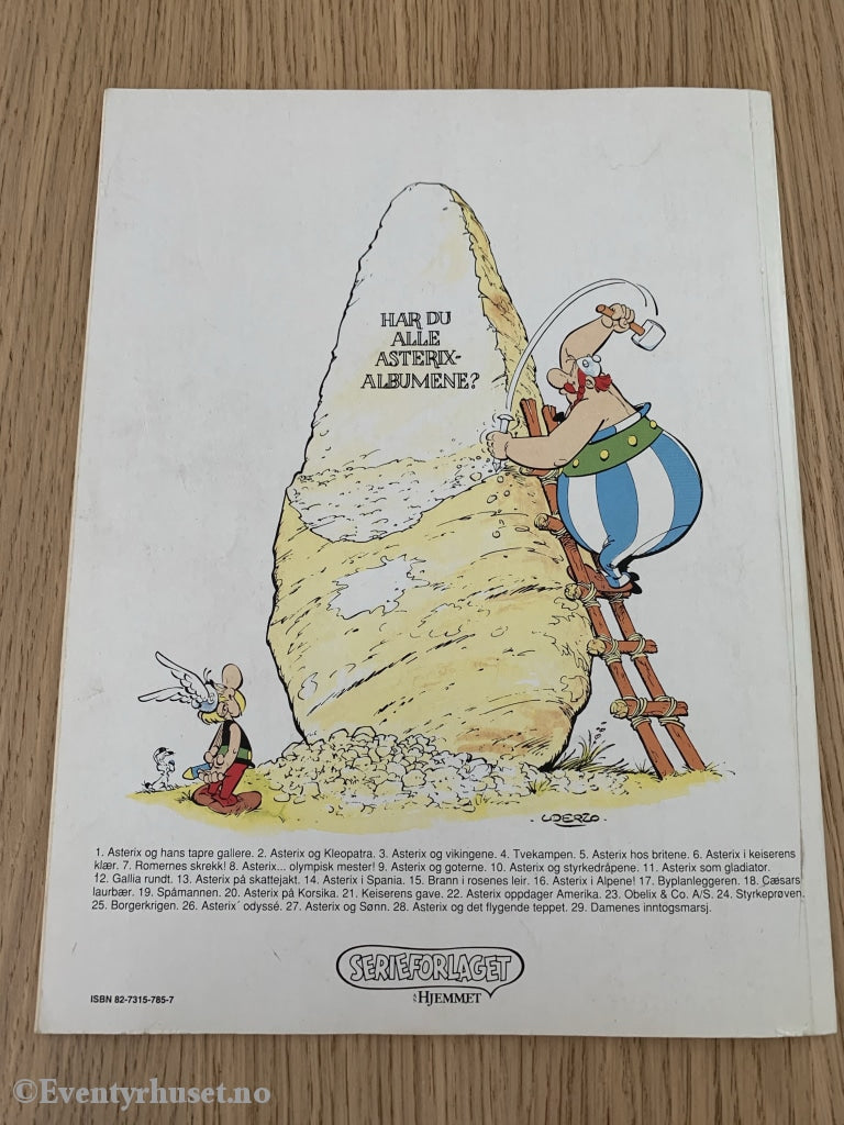 Asterix Album Nr. 28. Og Det Flygende Teppet. 1987/96. Tegneseriealbum