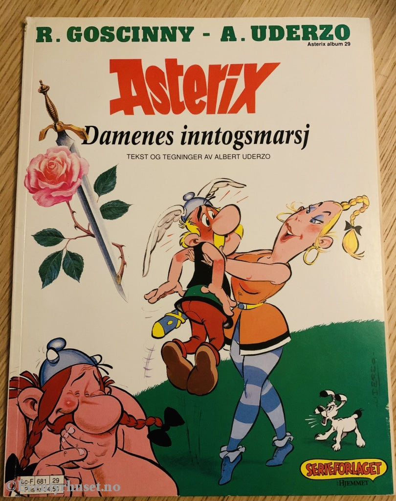 Asterix - Damenes Inntogsmarsj. 1991. Tegneseriealbum