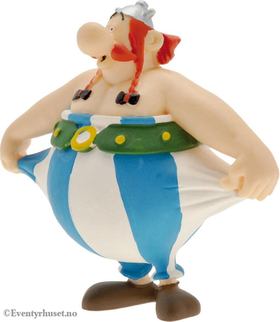 Asterix Figure Obelix holding his pants 8 cm Toys
