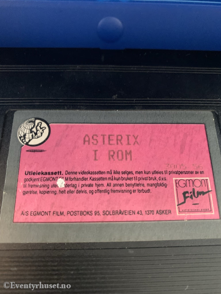 Asterix I Rom. 1983. Vhs Big Box.