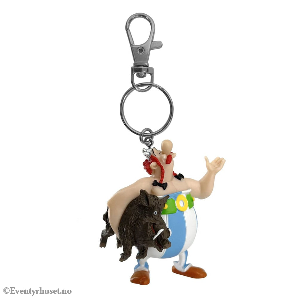 Asterix Keychain Obelix Carrying a Boar 14 cm Fashion & Accessories