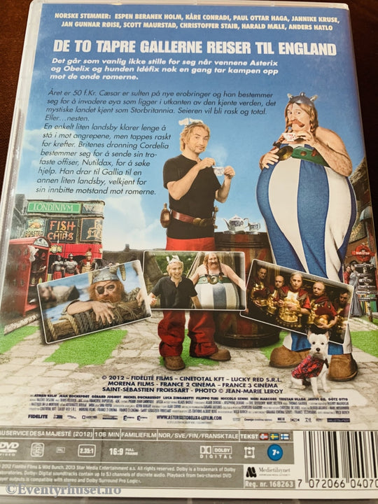 Asterix & Obelix Hos Britene. Dvd. Dvd