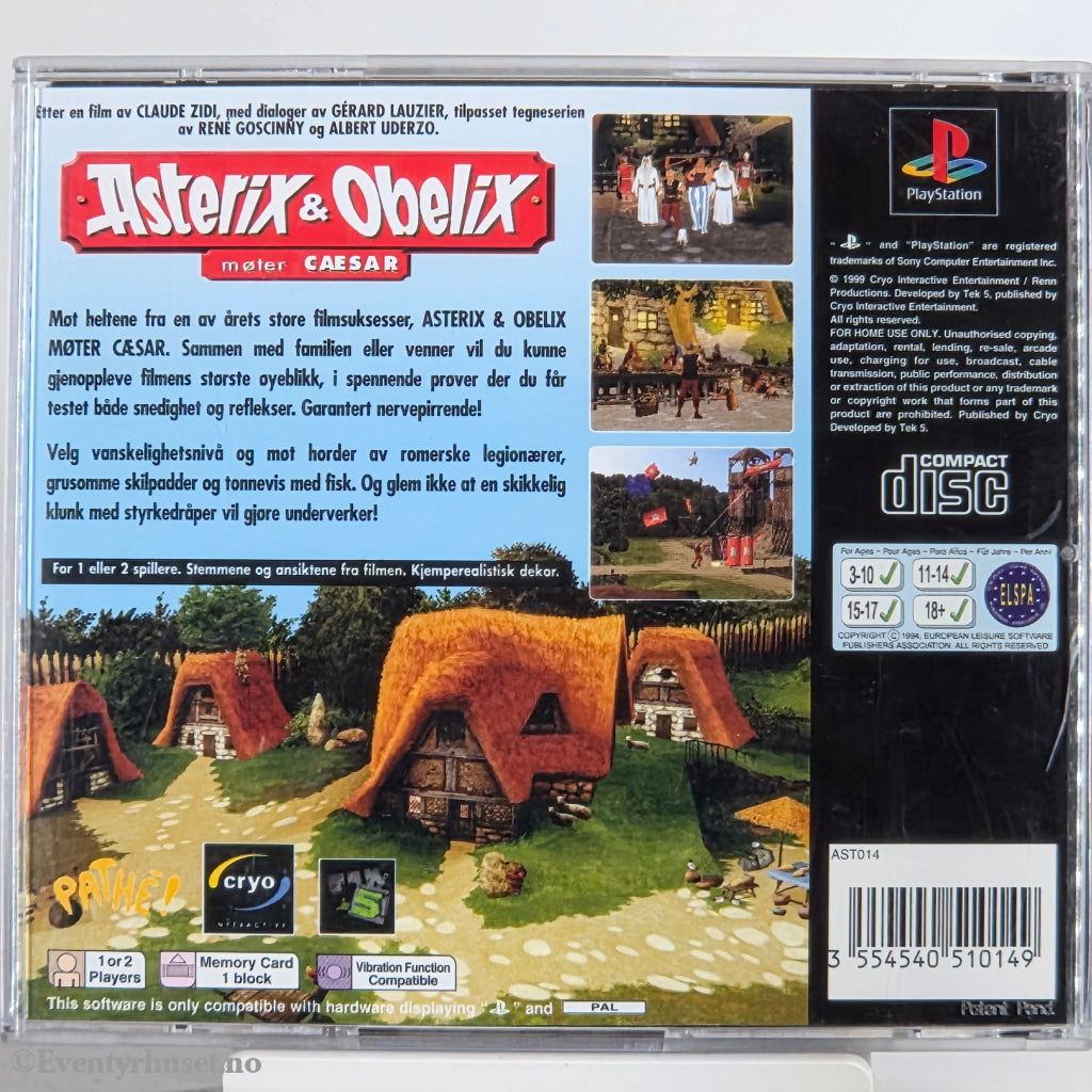 Asterix & Obelix møter Cæsar . PS1.