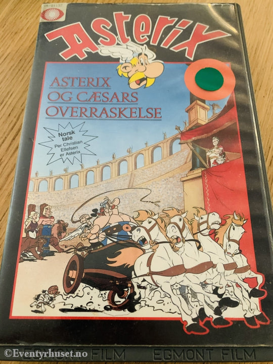 Asterix Og Cæsars Overraskelse. 1985. Vhs Big Box.