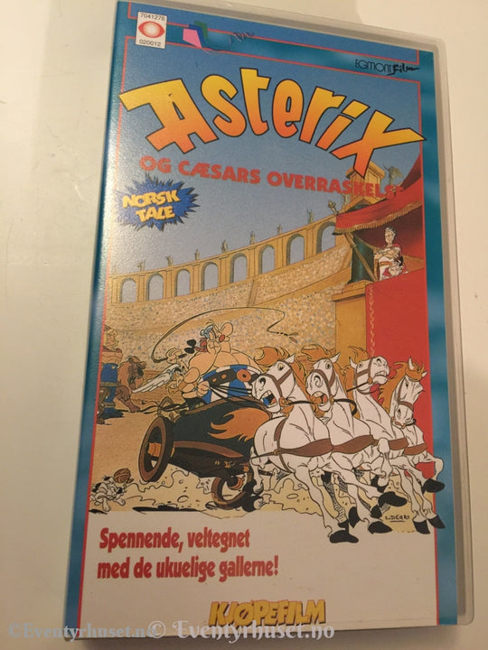 Asterix Og Cæsars Overraskelse. 1989. Vhs. Vhs