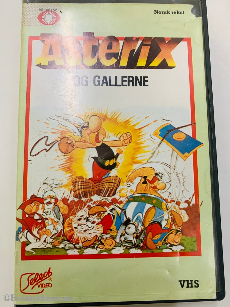 Asterix Og Gallerne. 1984. Vhs Big Box.